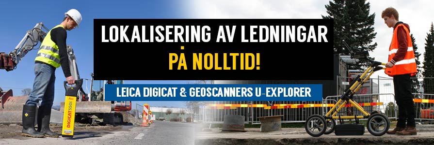 Specialerbjudande på Digicat Leica 500i och Geoscanners U-Explorer!